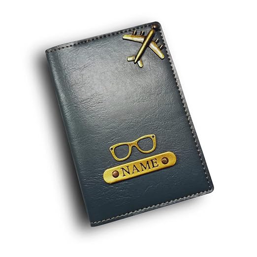 Customised Faux Leather Passport Cover for Men's/Women's/Wallet/Bag